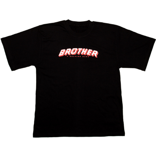 Brother skateboards Tee (Black) - Image 2