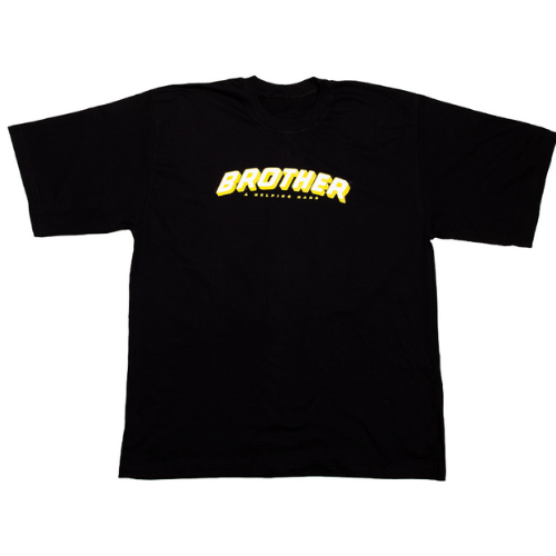 Brother skateboards Tee (Black) - Image 3
